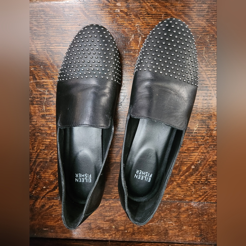 Eileen Fisher Studded Loafers